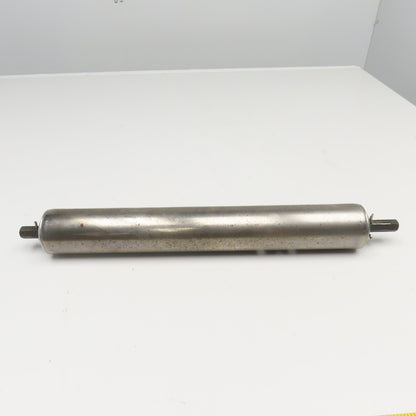 Frantz 2-1/2" OD Gravity Roller Take Up Pulley 18-1/2" Wide 20-3/4" OAL