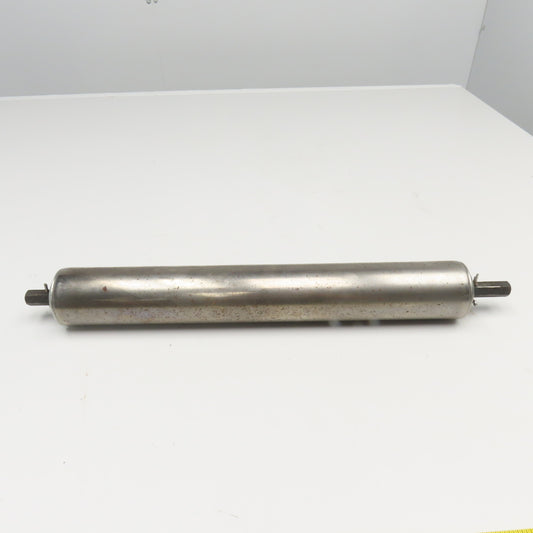 Frantz 2-1/2" OD Gravity Roller Take Up Pulley 18-1/2" Wide 20-3/4" OAL