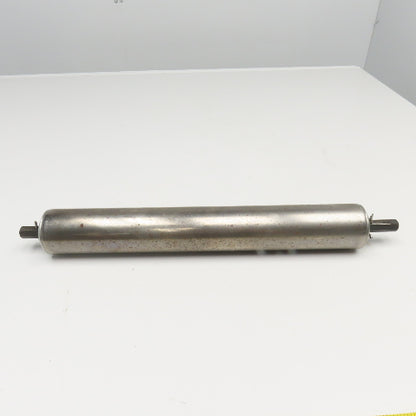 Frantz 2-1/2" OD Gravity Roller Take Up Pulley 18-1/2" Wide 20-3/4" OAL