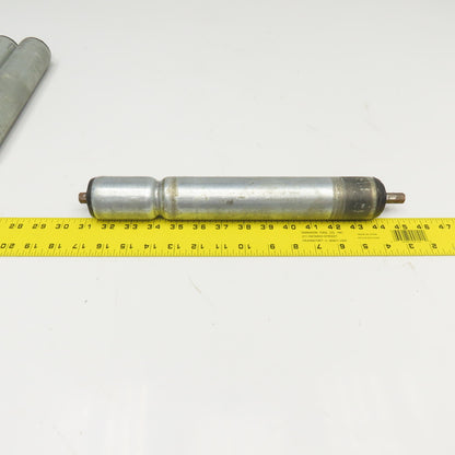 Interroll 1.9" Gravity Single Groove Conveyor Roller 13" BF 14-1/2" OAL Lot Of 4