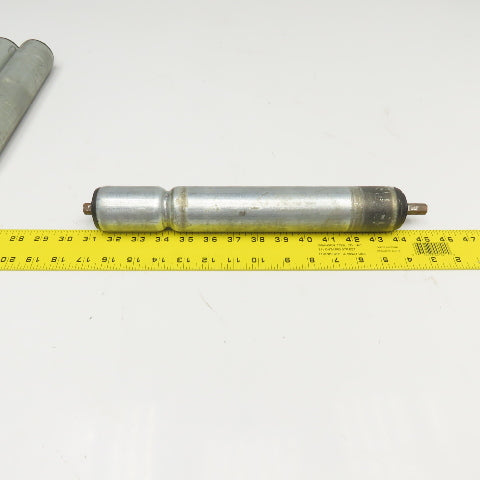 Interroll 1.9" Gravity Single Groove Conveyor Roller 13" BF 14-1/2" OAL Lot Of 4