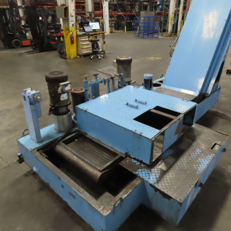 Mayfran ConSep 2000 Incline Chip Conveyor Coolant Filtration 24"W 61-1/2"H 3PH