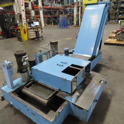 Mayfran ConSep 2000 Incline Chip Conveyor Coolant Filtration 24"W 61-1/2"H 3PH