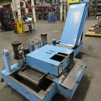 Mayfran ConSep 2000 Incline Chip Conveyor Coolant Filtration 24"W 61-1/2"H 3PH