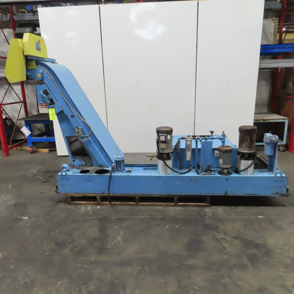Mayfran ConSep 2000 Incline Chip Conveyor Coolant Filtration 24"W 61-1/2"H 3PH
