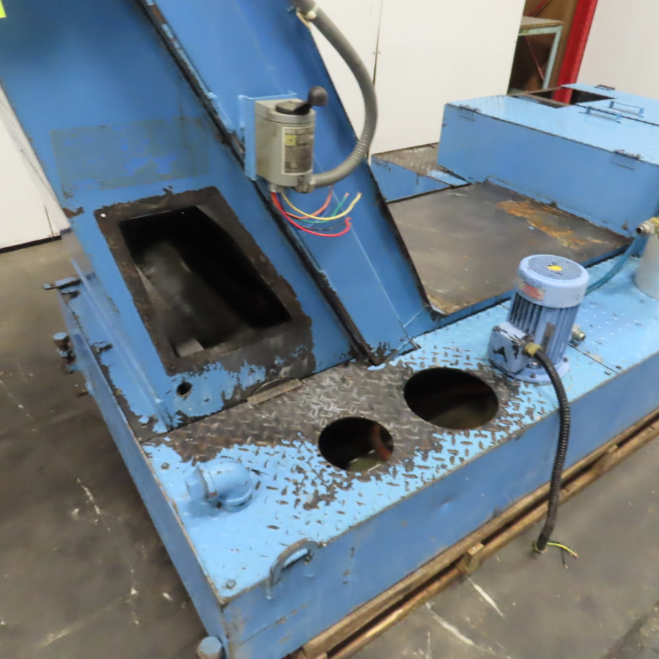 Mayfran ConSep 2000 Incline Chip Conveyor Coolant Filtration 24"W 61-1/2"H 3PH