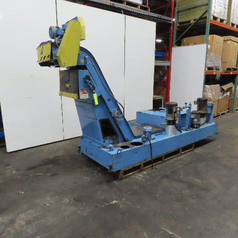 Mayfran ConSep 2000 Incline Chip Conveyor Coolant Filtration 24"W 61-1/2"H 3PH
