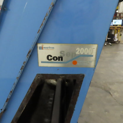 Mayfran ConSep 2000 Incline Chip Conveyor Coolant Filtration 24"W 61-1/2"H 3PH