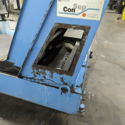 Mayfran ConSep 2000 Incline Chip Conveyor Coolant Filtration 24"W 61-1/2"H 3PH