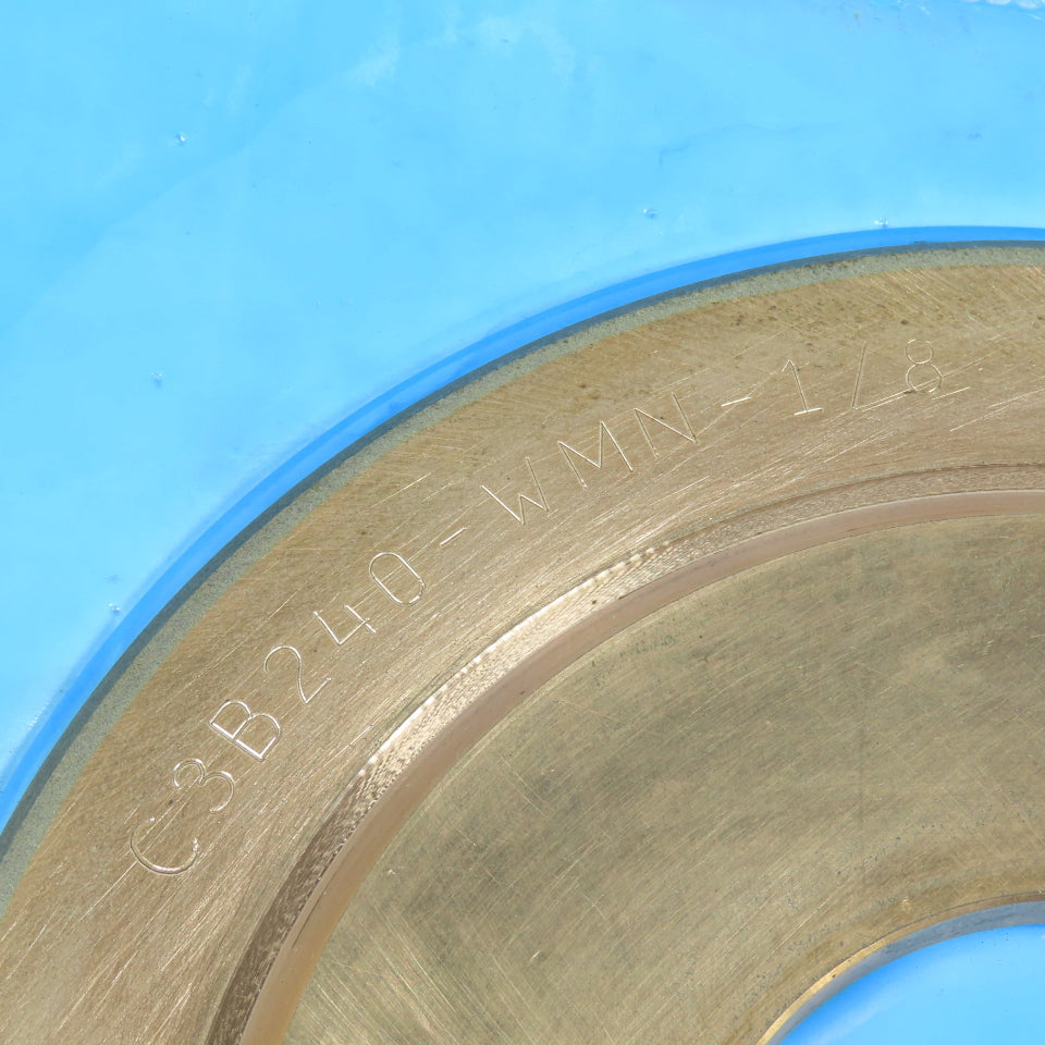 Norton C3B240-WMN-1/8 Diamond Cutting Grinding Wheel 9" x .370" x 3.00"