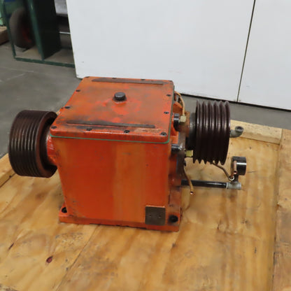 Victor TNS-3H CNC Lathe Belt Driven 8&5 Groove Spindle Gearbox 8-5/8" OD Pulley