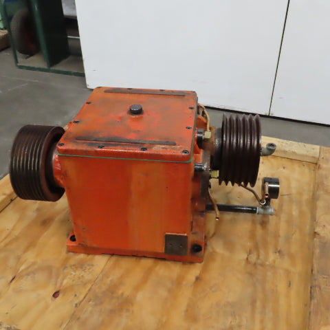 Victor TNS-3H CNC Lathe Belt Driven 8&5 Groove Spindle Gearbox 8-5/8" OD Pulley