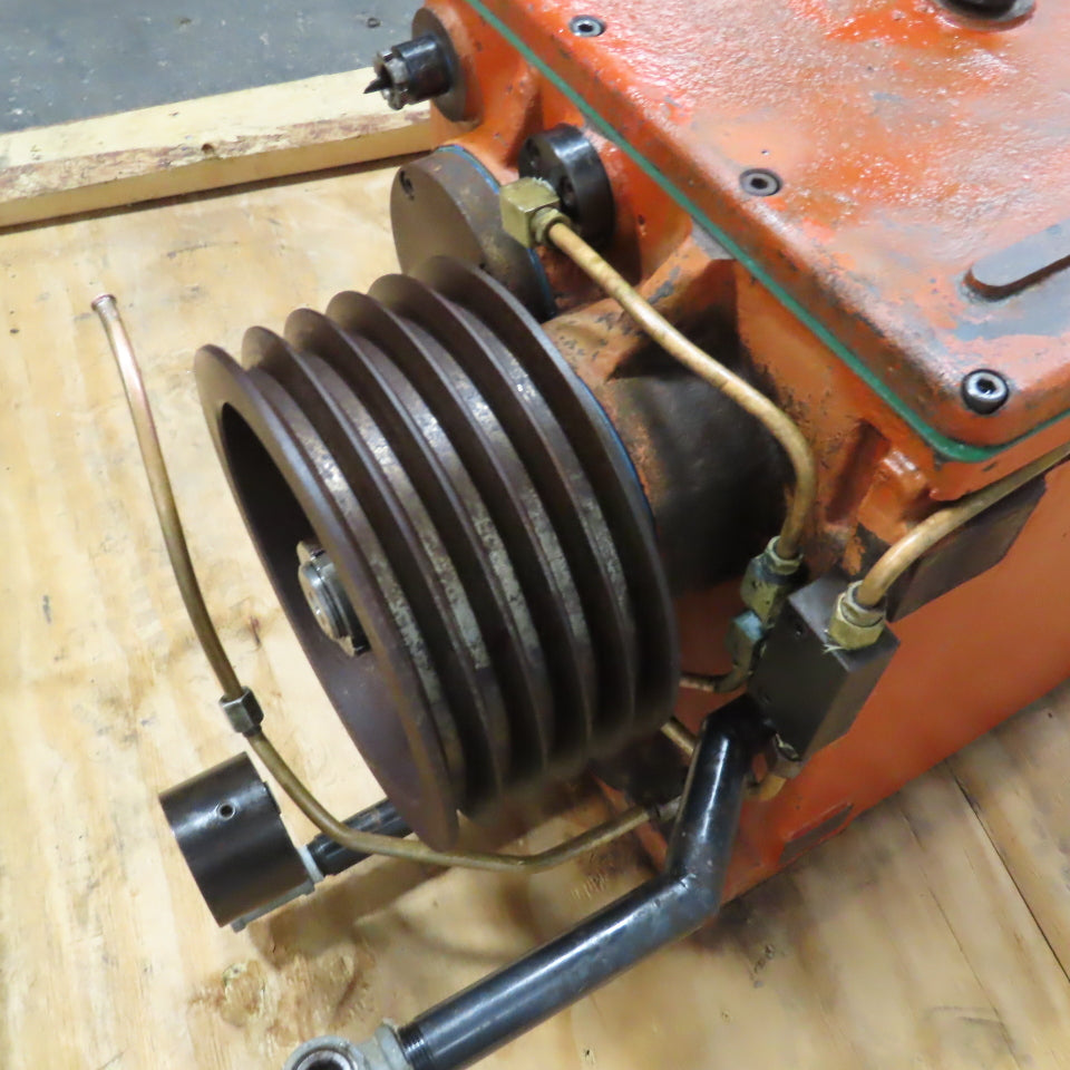 Victor TNS-3H CNC Lathe Belt Driven 8&5 Groove Spindle Gearbox 8-5/8" OD Pulley
