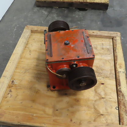 Victor TNS-3H CNC Lathe Belt Driven 8&5 Groove Spindle Gearbox 8-5/8" OD Pulley