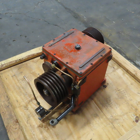 Victor TNS-3H CNC Lathe Belt Driven 8&5 Groove Spindle Gearbox 8-5/8" OD Pulley
