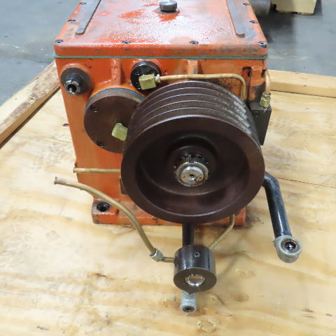 Victor TNS-3H CNC Lathe Belt Driven 8&5 Groove Spindle Gearbox 8-5/8" OD Pulley