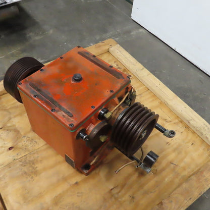 Victor TNS-3H CNC Lathe Belt Driven 8&5 Groove Spindle Gearbox 8-5/8" OD Pulley