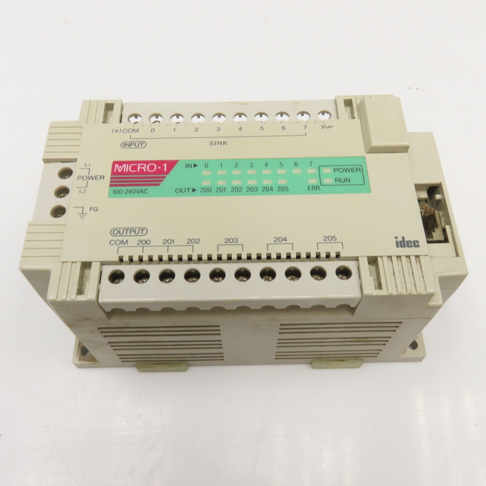Idec FC1A-C2A1E Micro-1 100-240V Programmable I/O Module