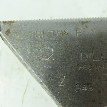 Dillon HW27M8P Soft Lathe Chuck Jaw 1-1/2" x 3-3/8" x 1-7/8" Serrated Lot of 3