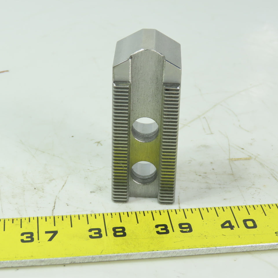 Soft Lathe Chuck Jaw 1-1/2" x 2-5/8" x 1-1/2" Serrated Lot of 6