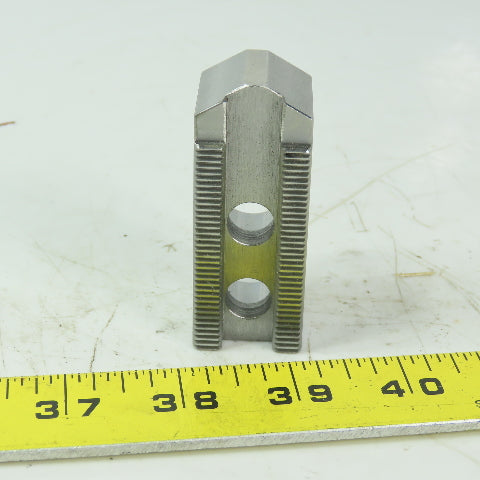 Soft Lathe Chuck Jaw 1-1/2" x 2-5/8" x 1-1/2" Serrated Lot of 6