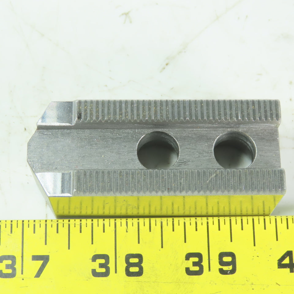 Soft Lathe Chuck Jaw 1-1/2" x 2-5/8" x 1-1/2" Serrated Lot of 6