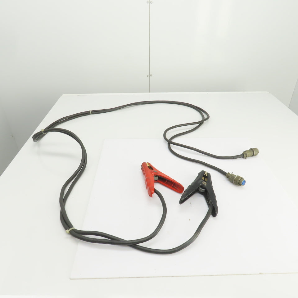 Quick Connect Alligator Clamps W/Twin 9' Lead 4 Conductors & Amphenol AN-3057-8