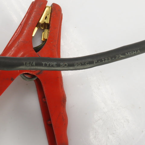 Quick Connect Alligator Clamps W/Twin 9' Lead 4 Conductors & Amphenol AN-3057-8