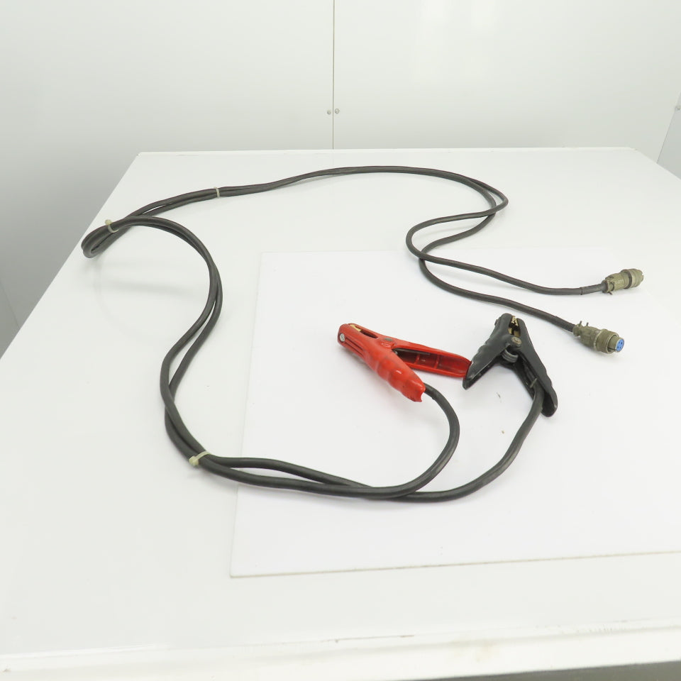 Quick Connect Alligator Clamps W/Twin 9' Lead 4 Conductors & Amphenol AN-3057-8