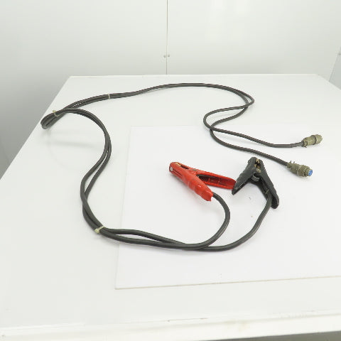 Quick Connect Alligator Clamps W/Twin 9' Lead 4 Conductors & Amphenol AN-3057-8