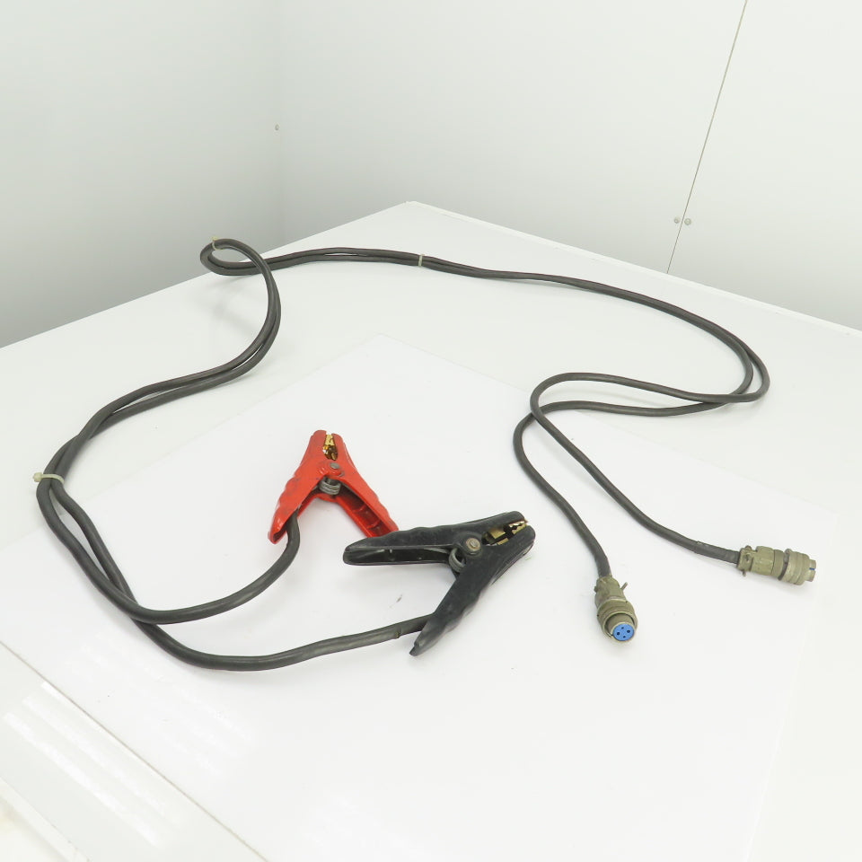 Quick Connect Alligator Clamps W/Twin 9' Lead 4 Conductors & Amphenol AN-3057-8