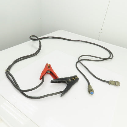 Quick Connect Alligator Clamps W/Twin 9' Lead 4 Conductors & Amphenol AN-3057-8