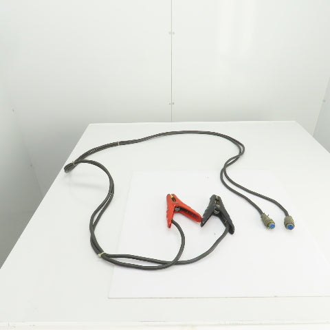 Quick Connect Alligator Clamps W/Twin 9' Lead 4 Conductors & Amphenol AN-3057-8