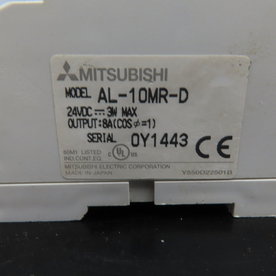 Mitsubishi AL-10MR-D 24VDC Relay Output Programmable Controller