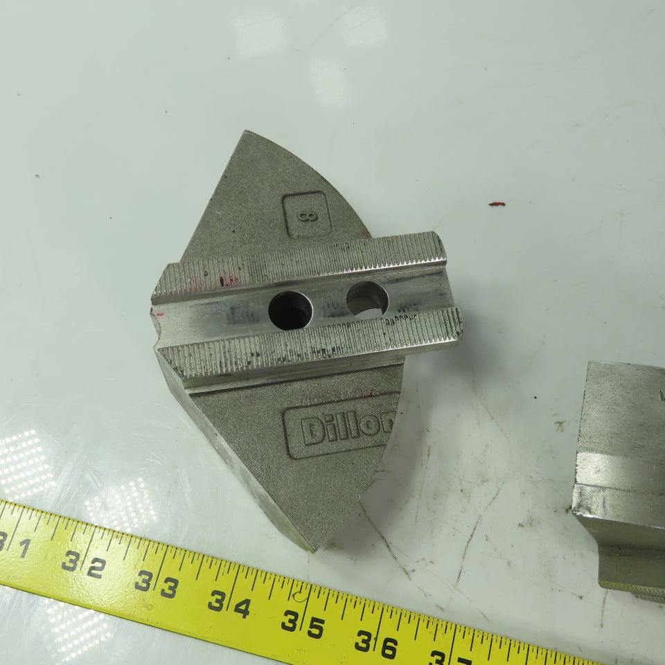 Dillion HW27M8P6 Aluminum Serrated 7" Round Lathe Chuck Jaws 3pc Set