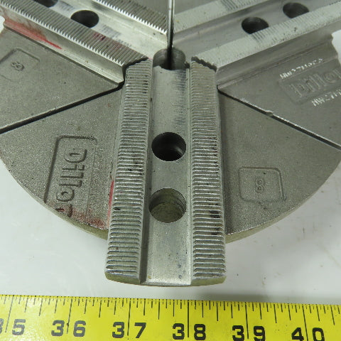 Dillion HW27M8P6 Aluminum Serrated 7" Round Lathe Chuck Jaws 3pc Set