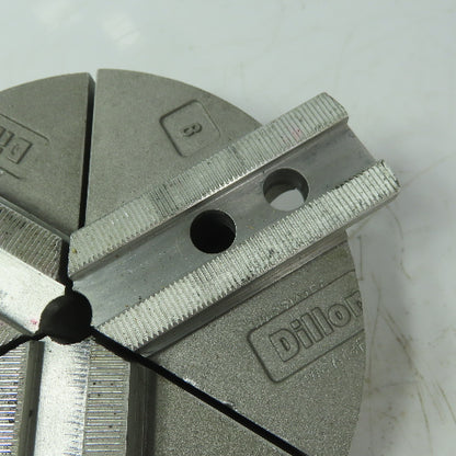 Dillion HW27M8P6 Aluminum Serrated 7" Round Lathe Chuck Jaws 3pc Set
