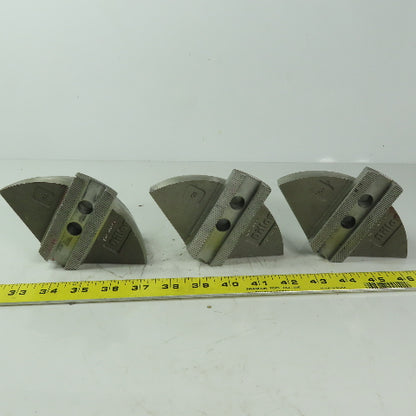 Dillion HW27M8P6 Aluminum Serrated 7" Round Lathe Chuck Jaws 3pc Set