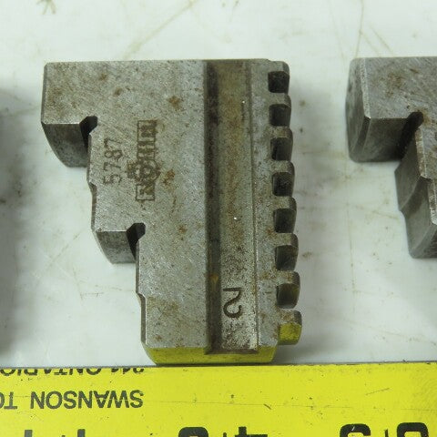 Rohm 5787 Step Jaws for Scroll Chuck 3-Jaw 3/4" Wide  3 Piece Set