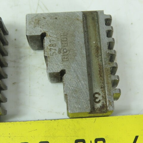 Rohm 5787 Step Jaws for Scroll Chuck 3-Jaw 3/4" Wide  3 Piece Set