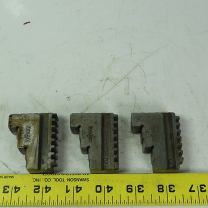 Rohm 5787 Step Jaws for Scroll Chuck 3-Jaw 3/4" Wide  3 Piece Set