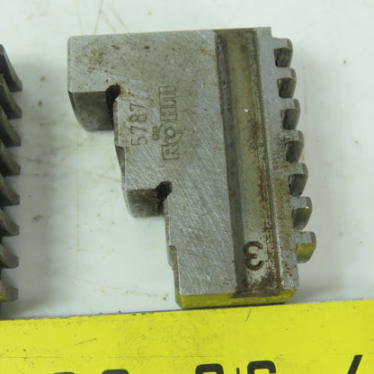 Rohm 5787 Step Jaws for Scroll Chuck 3-Jaw 3/4" Wide  3 Piece Set
