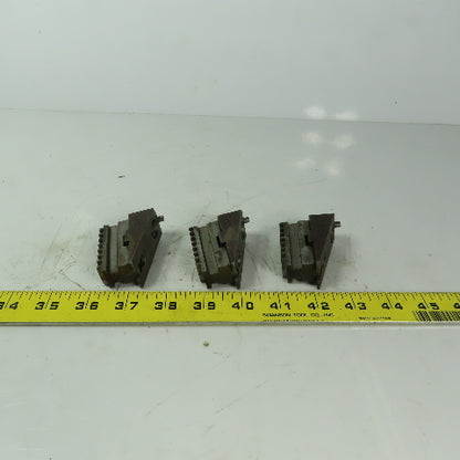 Rohm Wedged Jaws for Scroll Chuck 3-Jaw 3/4" Wide  3 Piece Set