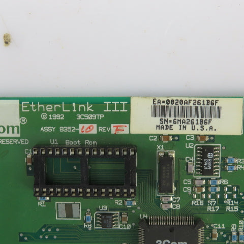 3Com 8352-10 EtherLink II Rev F Communication Card