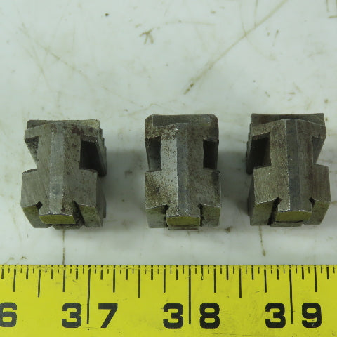 Rohm Jaws for Scroll Chuck 3-Jaw 3/4" Wide  3 Piece Set
