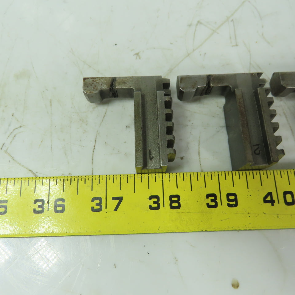Rohm Jaws for Scroll Chuck 3-Jaw 3/4" Wide  3 Piece Set