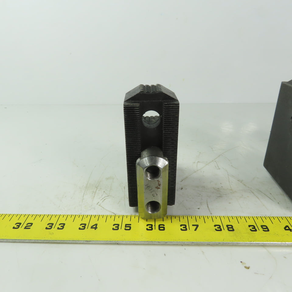 Abbott Reversable Serrated Chuck 3-Jaw 1-1/2" Wide 4" High 3 Piece Set