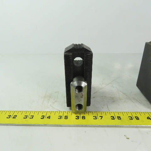Abbott Reversable Serrated Chuck 3-Jaw 1-1/2" Wide 4" High 3 Piece Set