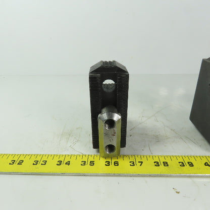 Abbott Reversable Serrated Chuck 3-Jaw 1-1/2" Wide 4" High 3 Piece Set
