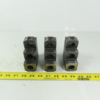 Abbott Reversable Serrated Chuck 3-Jaw 1-1/2" Wide 4" High 3 Piece Set